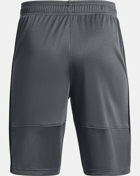 Boys' UA Stunt 3.0 Shorts in Gray image number 1
